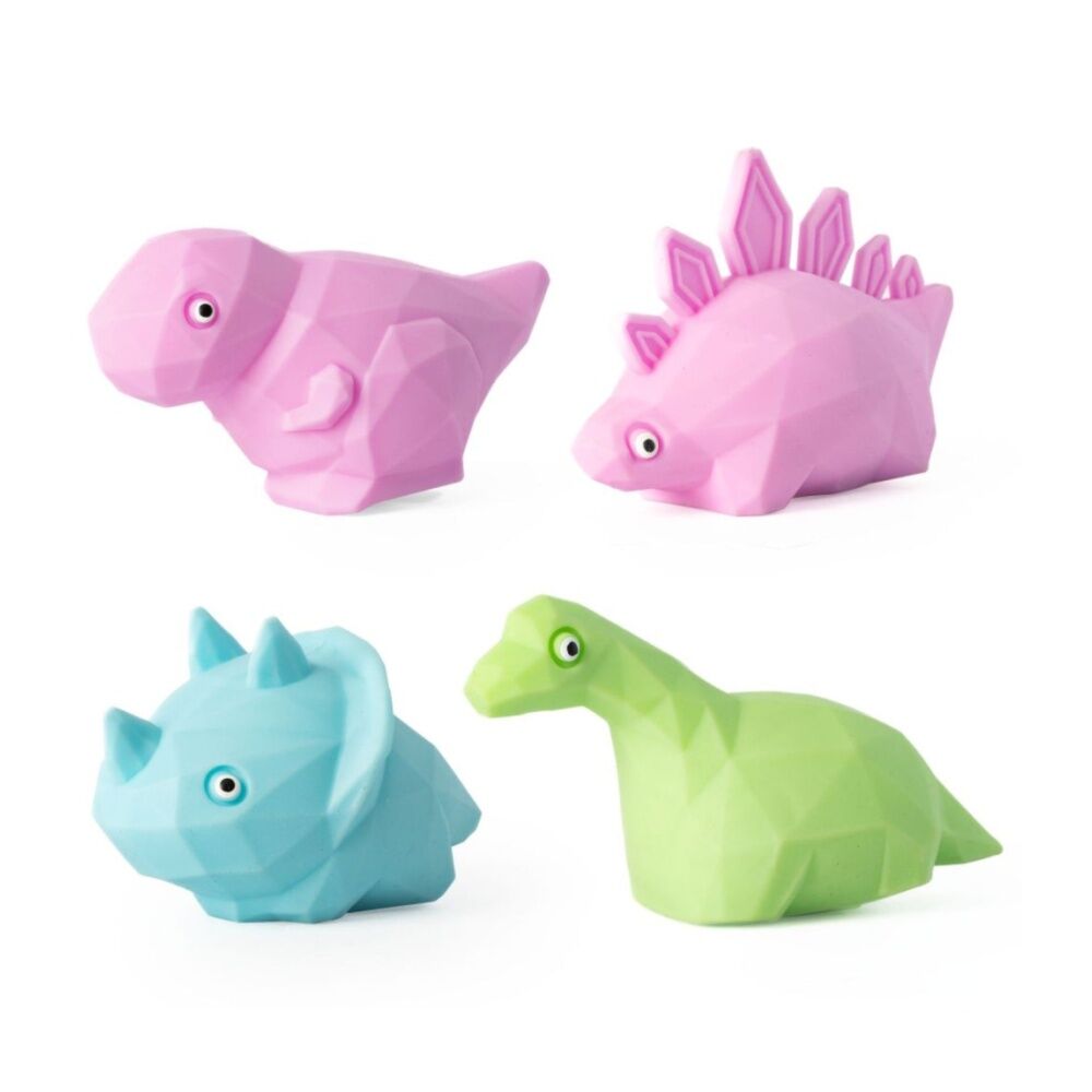 12x Keycraft Squishy Dino Dinosaur Soft Squeezable Sensory Toy Assorted