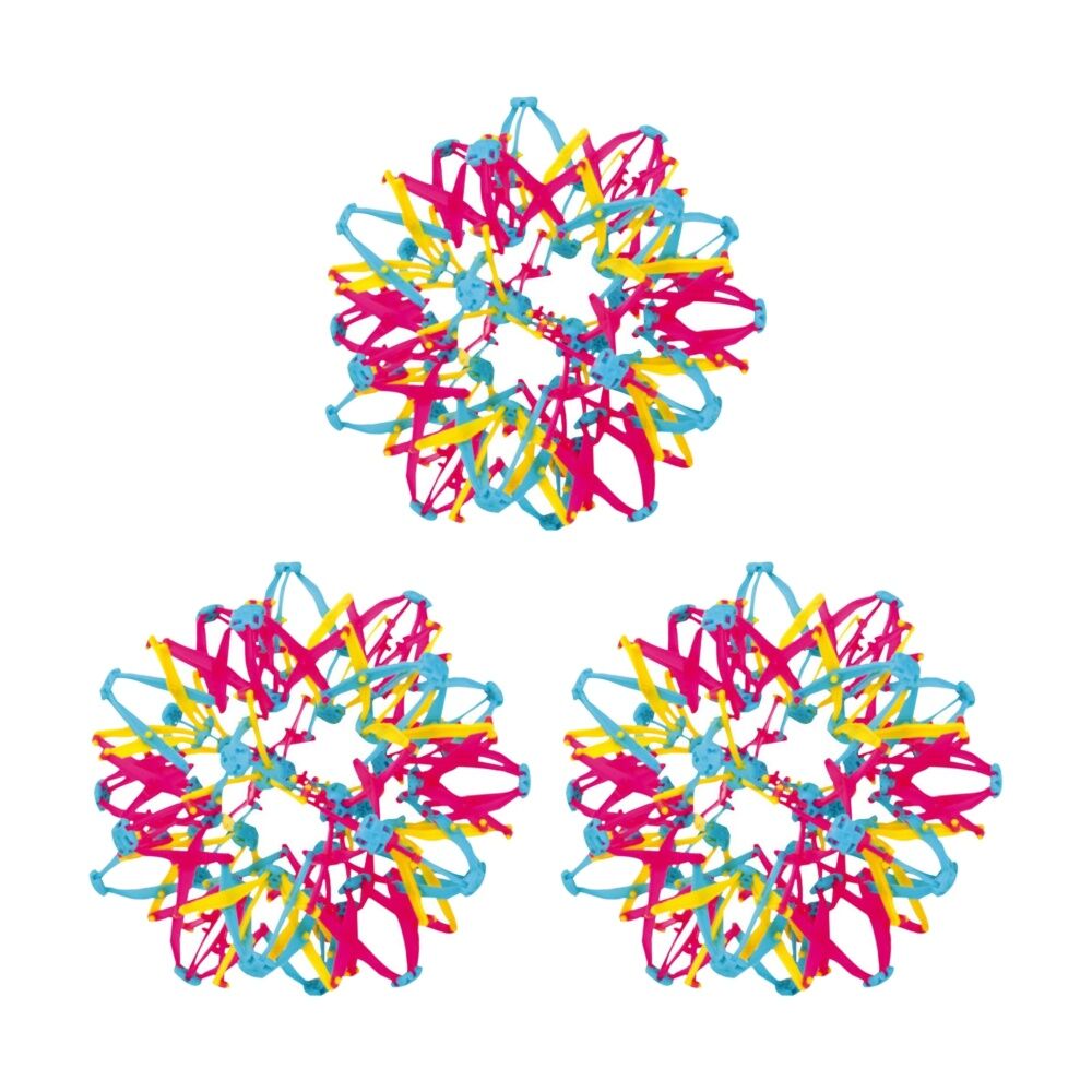3x Keycraft Starburst Colourful Tactile Sensory Educational Ball Toy Multicolour