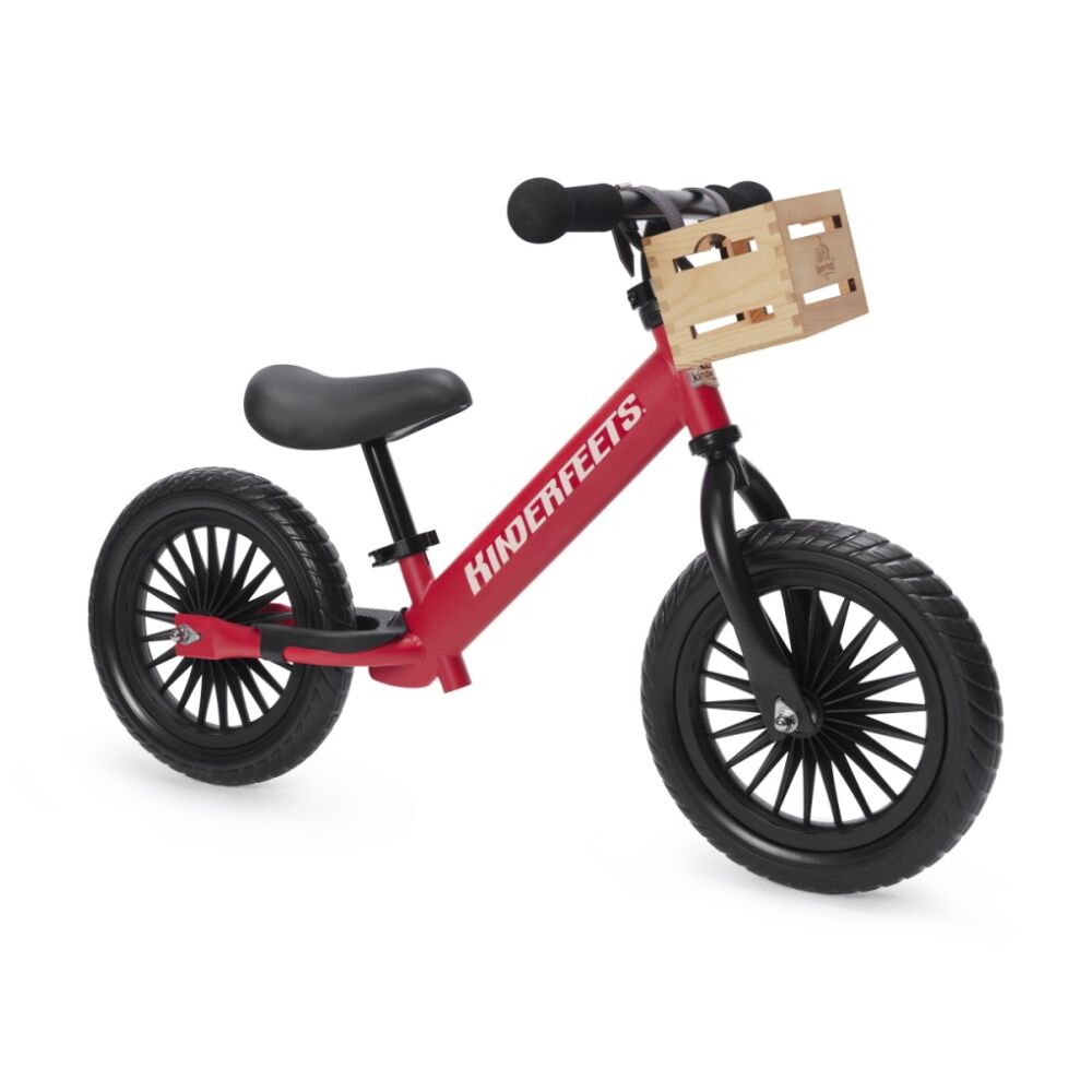Kinderfeets Trail Bike Cherry Red Kids Balance 30cm Wheels 18m+