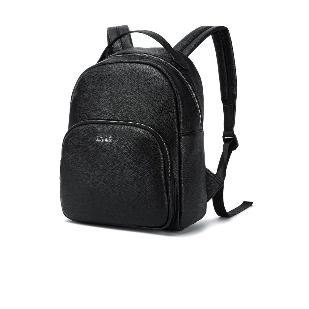 Kate Hill Women's Pepper Pebble Vegan Leather Structured Backpack