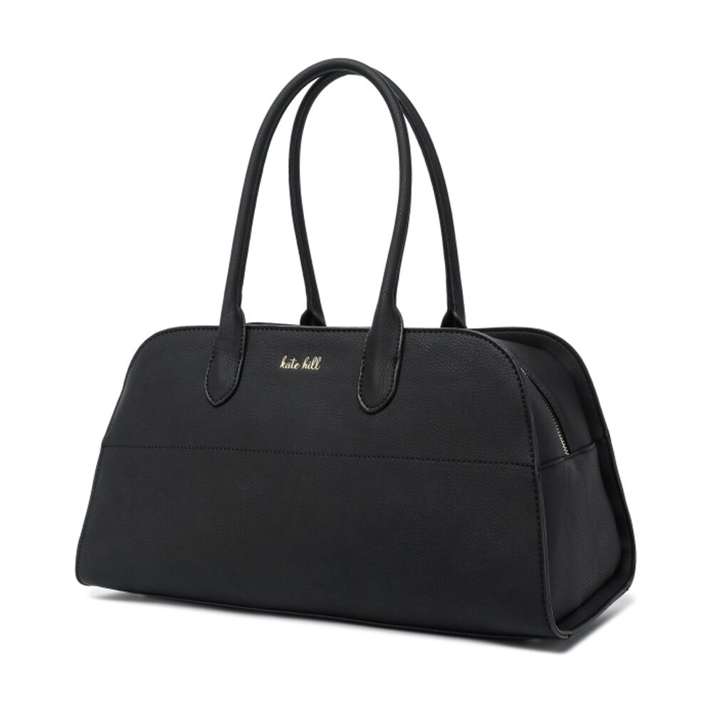 Kate Hill Women's Pearl Pebble Vegan Leather Zip-Closure Tote Bag