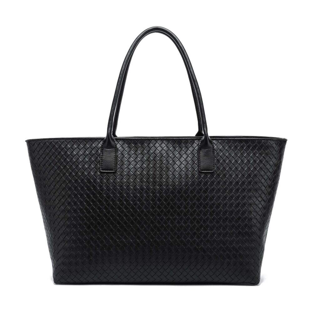 Kate Hill Women's Whitney Embossed Vegan Leather Zip-Closure Tote Bag