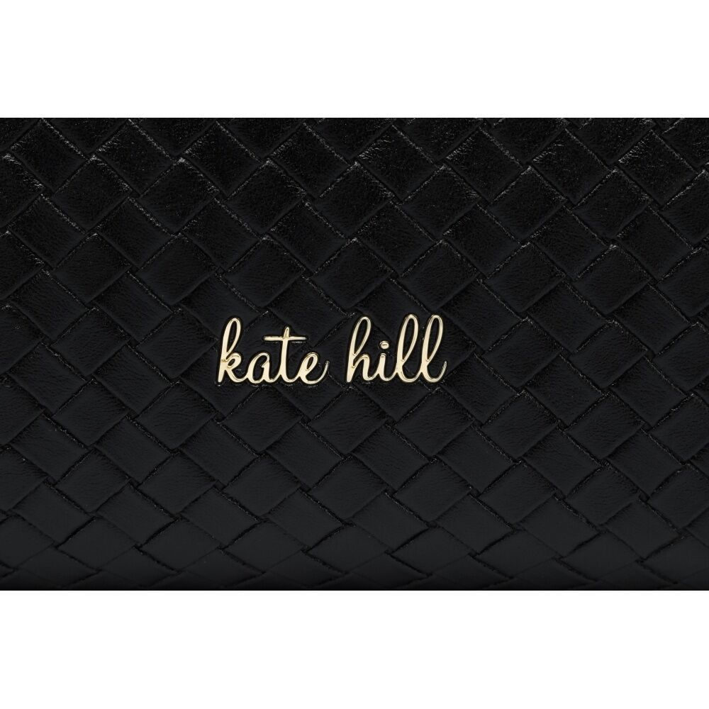 Kate Hill Women's Whitney Embossed Vegan Leather Zip-Closure Tote Bag