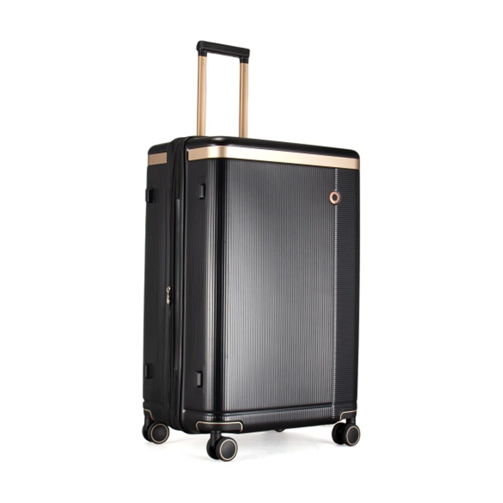 Kate Hill Phoenix Large Luggage Hard Case TSA Lock Travel Black 111L