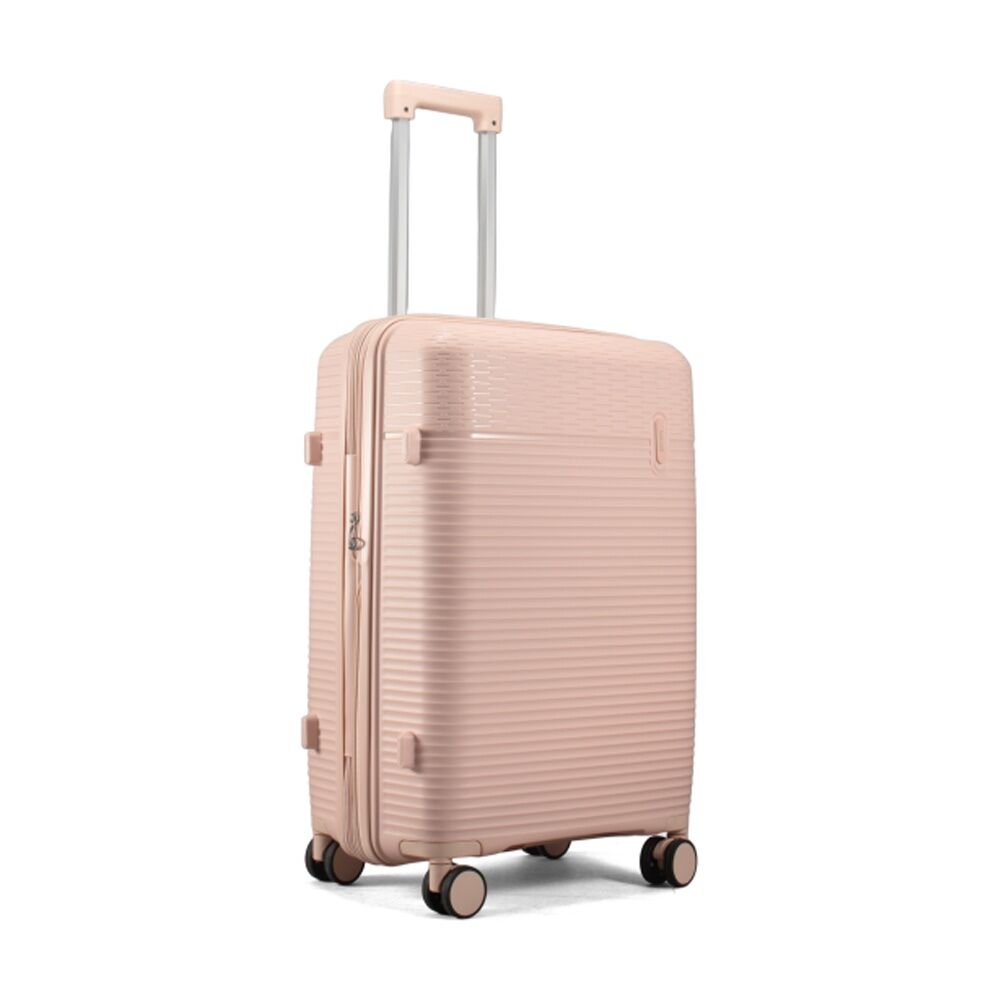 Kate Hill Brooklyn Medium Hard Case Luggage TSA Lock Travel Pink 74L