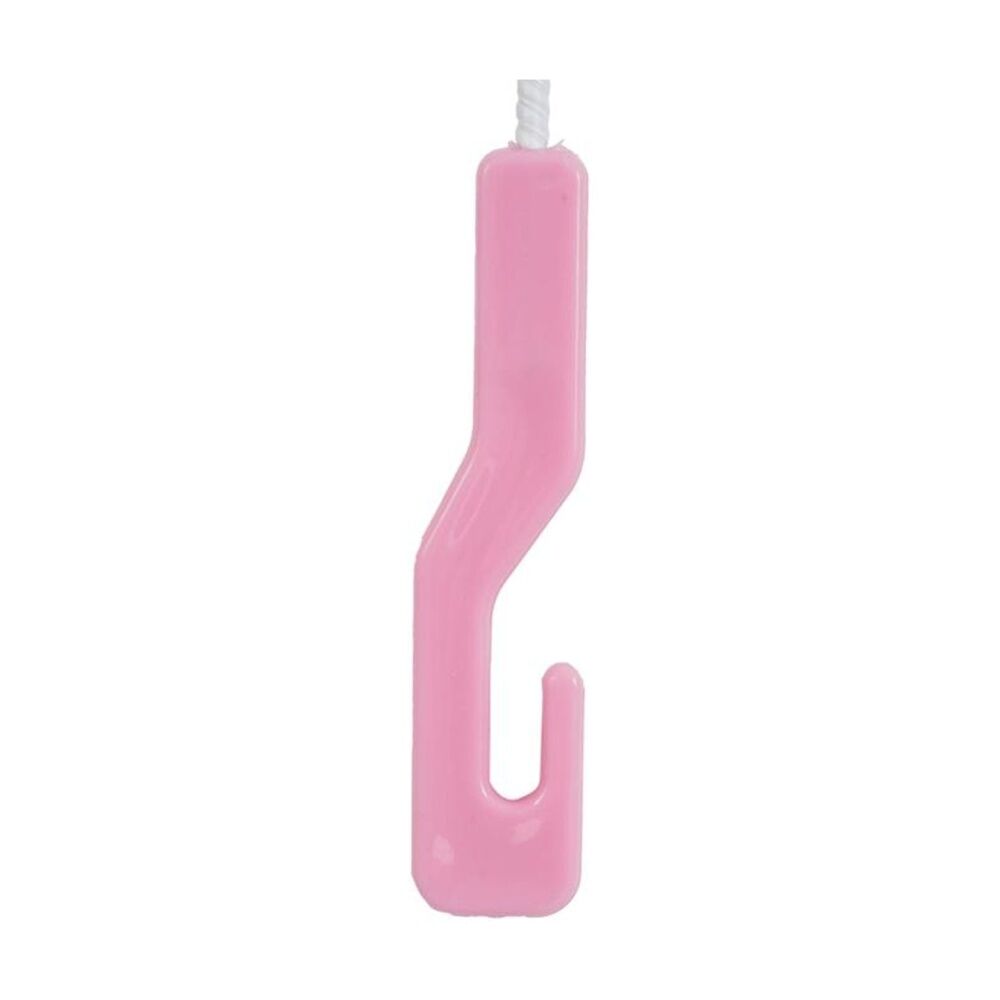 12x 2pc Braz Bottle Cleaning Brush Set W/ Hanging Hook 32cm White/Pink