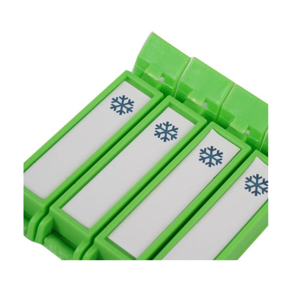 12x 10pc Braz Reusable Food Storage Keep Fresh Bag Clips Blue/Green/Orange