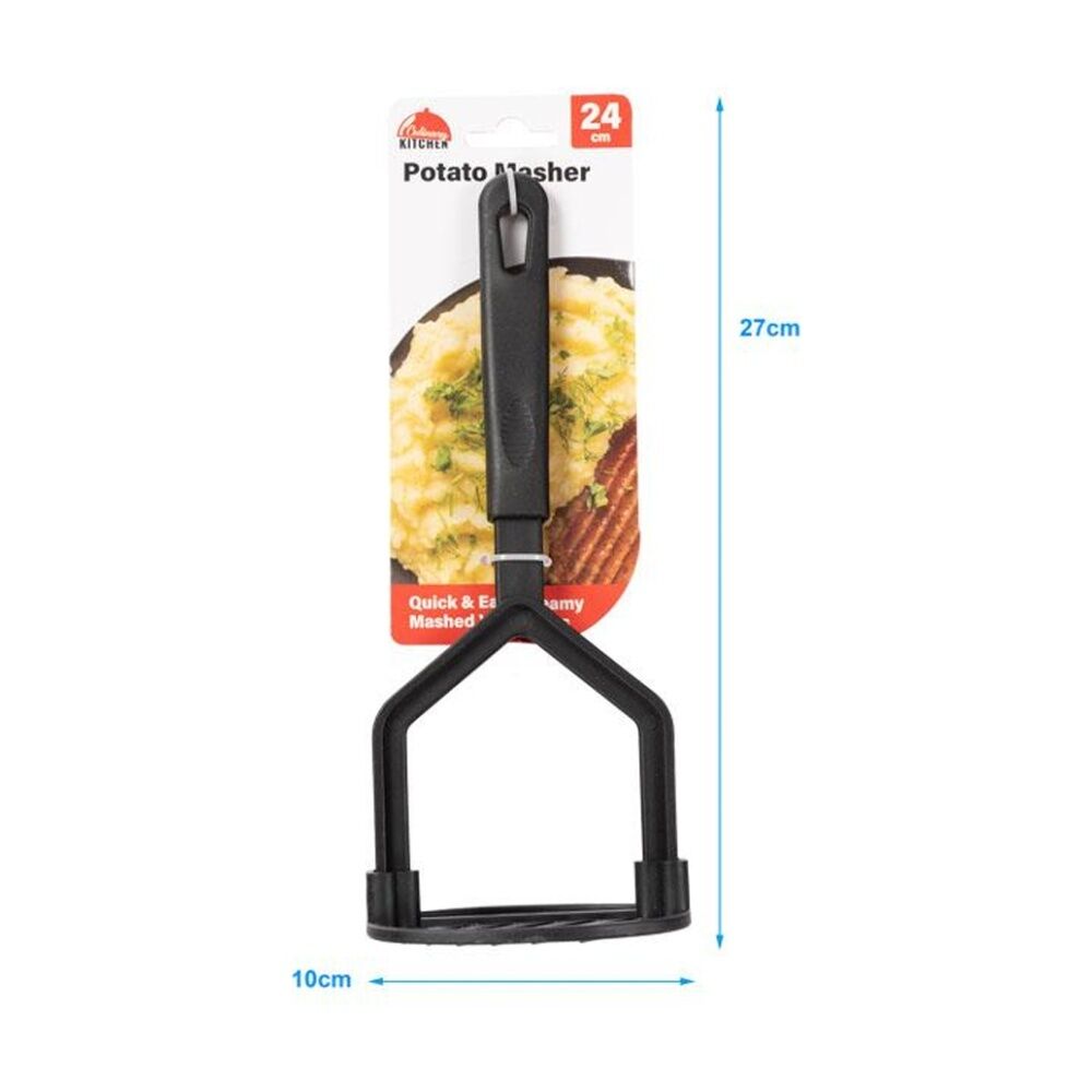 Culinary Kitchen Nylon Potato Masher W/ Hanging Hole Cooking Utensil 24cm