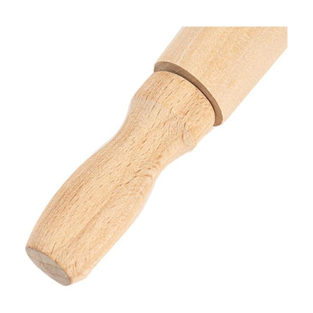 6PK Culinary Kitchen Wooden Rolling Pin W/ Handles Pastry Baking Tool 20cm