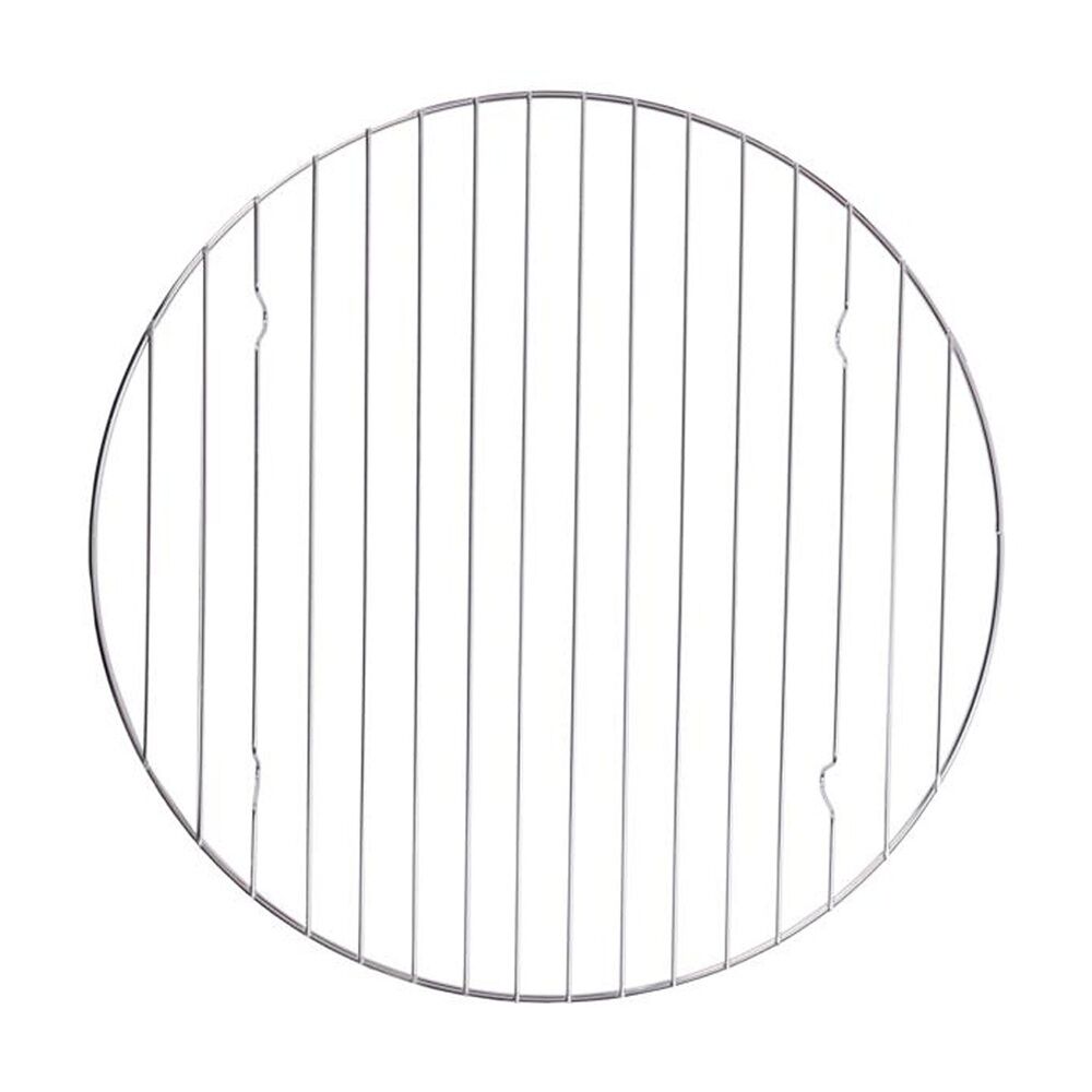 8PK Culinary Kitchen Round Chrome Wire Cake Or Pot Cooling Rack 32cm