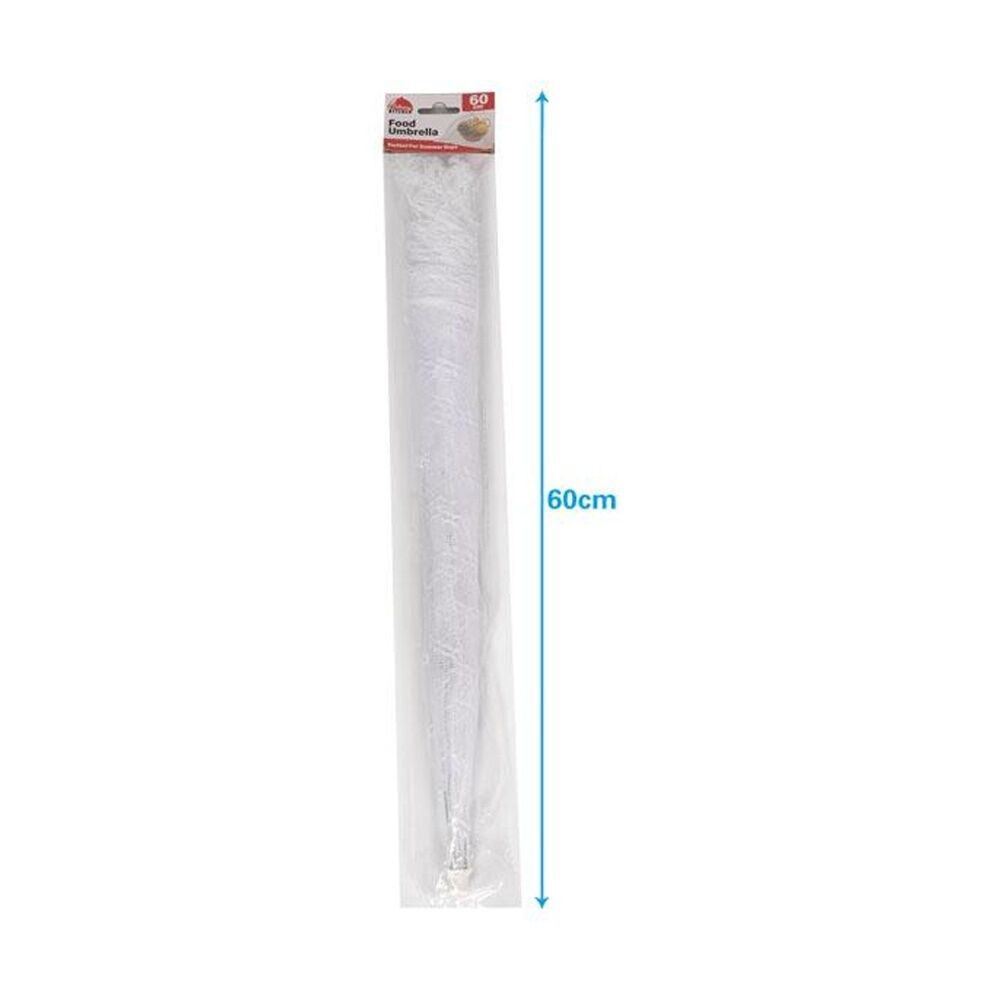 4PK Culinary Kitchen Umbrella Mesh Cover Food Protector Lid 60cm Clear