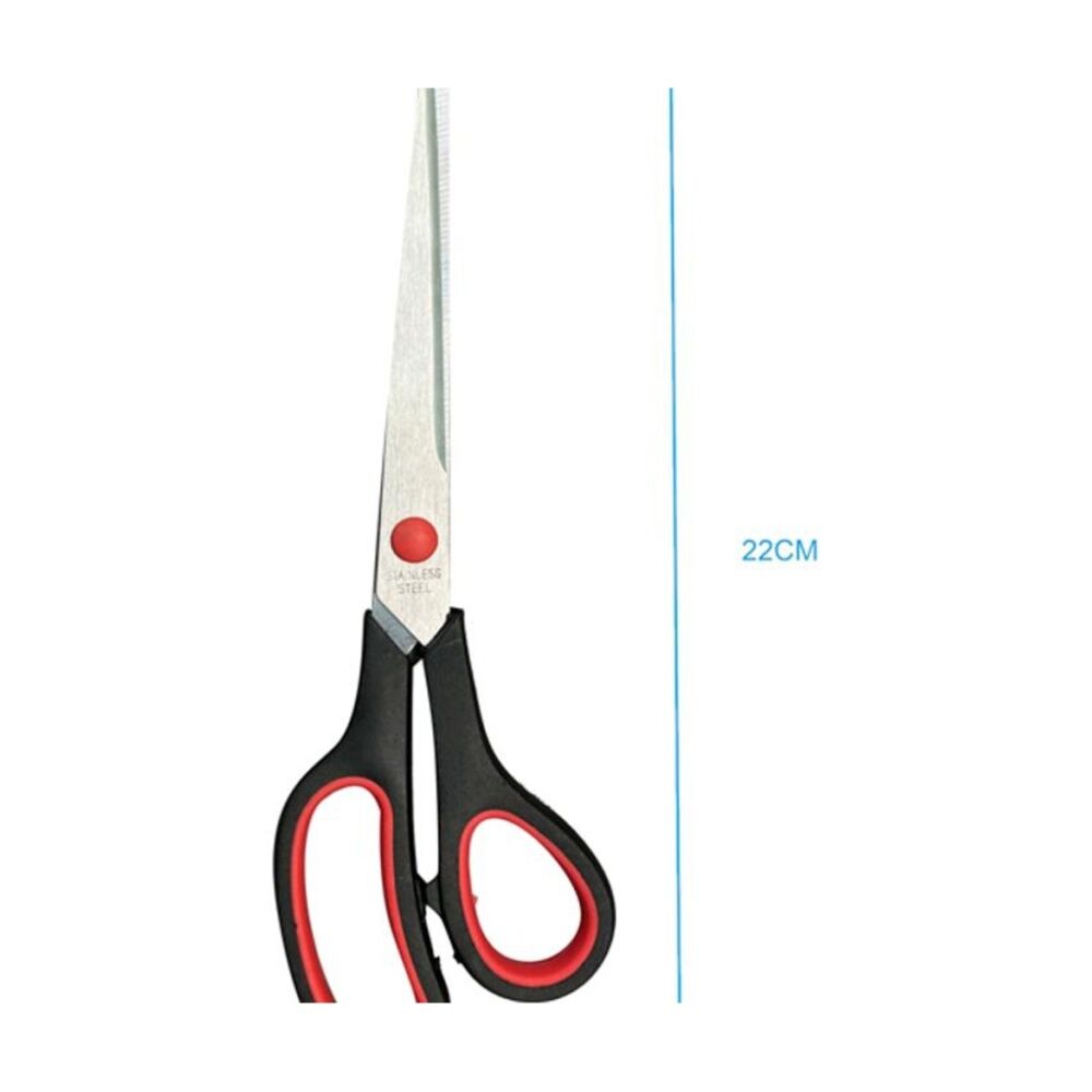 2PK Culinary Kitchen Stainless Steel Scissors W/ Ergonomic Handle 24cm Red/Black