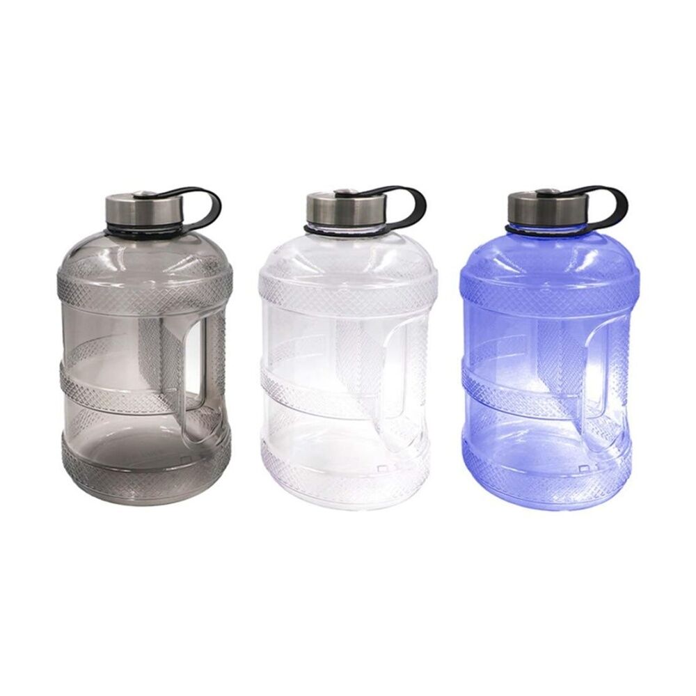 Braz Hydration Water Bottle W/ Screw-On Lid & Handle 2.2L Assorted