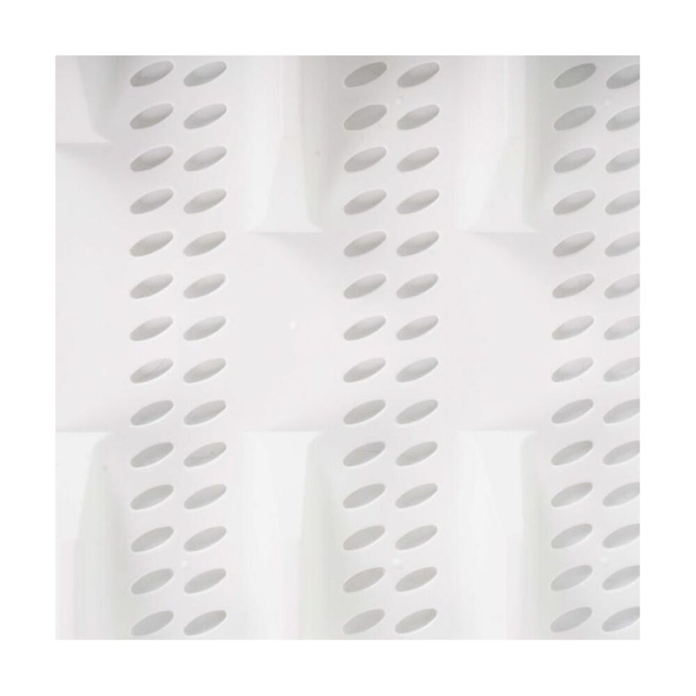 Culinary Kitchen 5 Compartment Plastic Cutlery Storage Tray 25x33cm White
