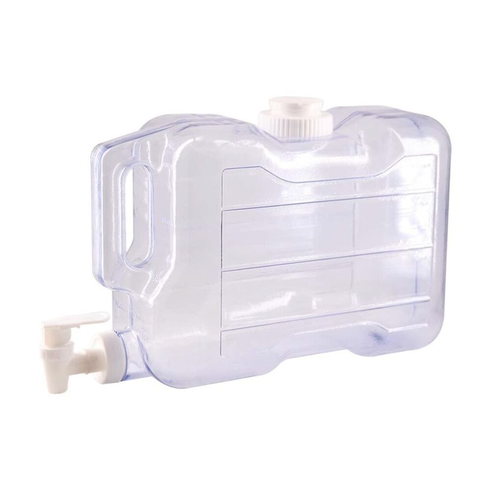 Braz Plastic Water Drinking Dispenser W/ Tap Screw Cap & Carry Handle 4L
