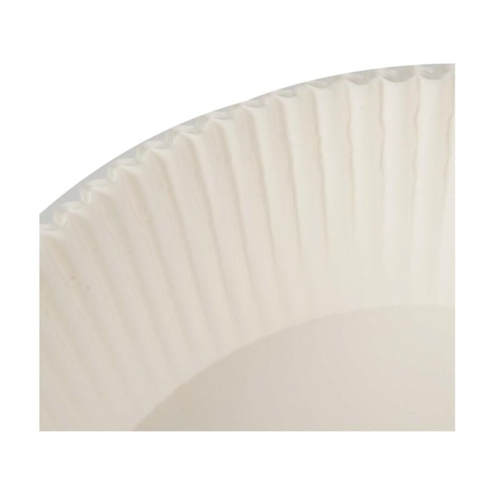 6x 20pc Braz Round Cake Pan Liners W/ Fluted Edge Baking Accessories 24cm White