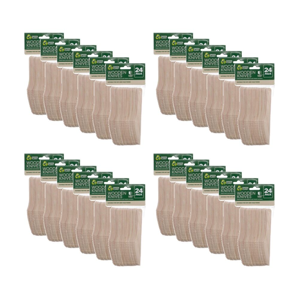 24x 24pc Braz Earth Friendly Cutlery Knives Set Tableware Serveware
