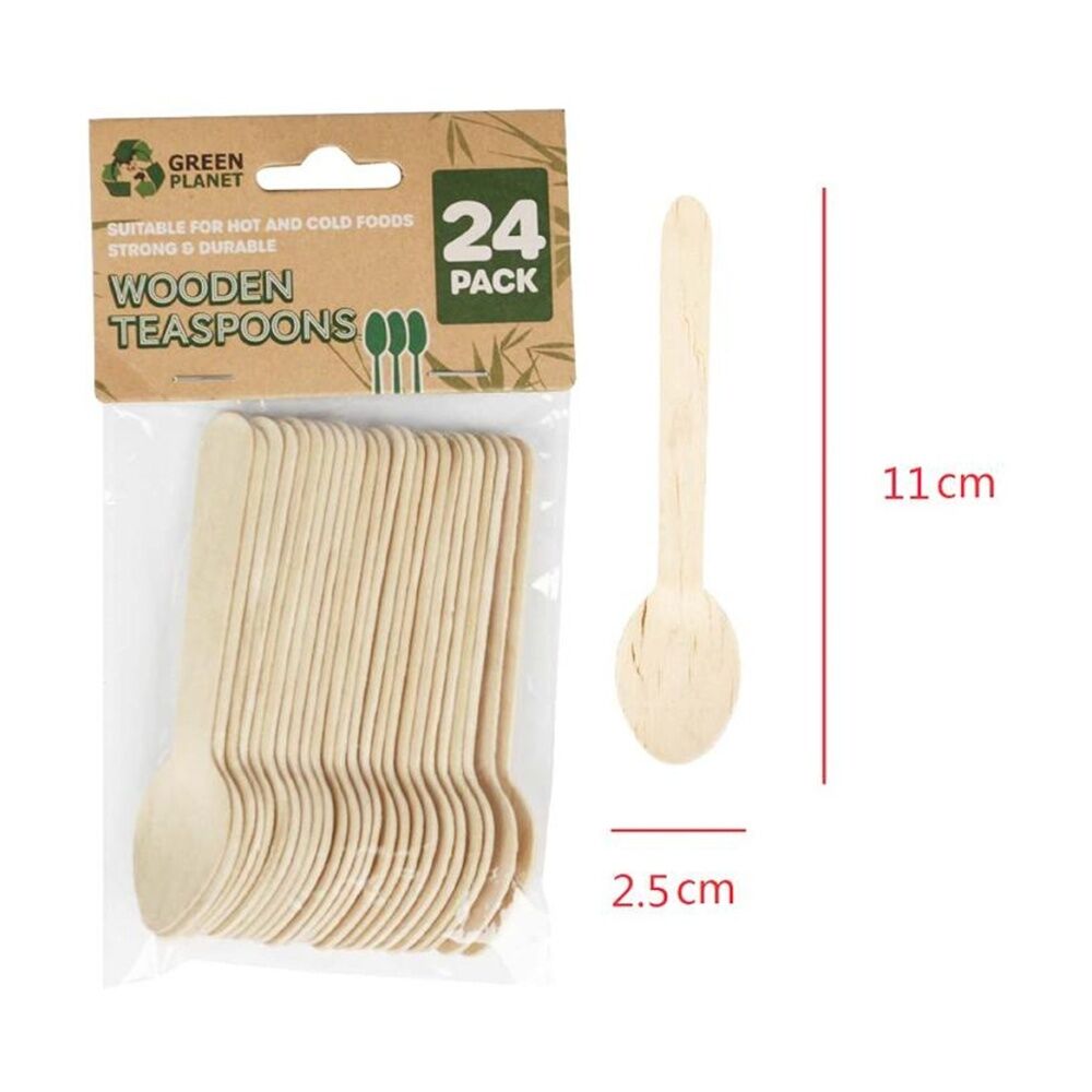 12x 24pc Braz Earth Friendly Cutlery Teaspoons Set Tableware Serveware