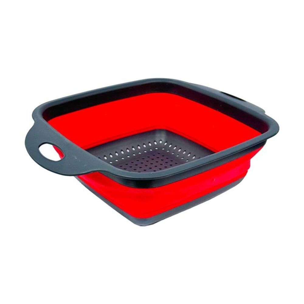 2x Braz 2pc Collapsible Colander And Baking Dish Set Space Saving Handles