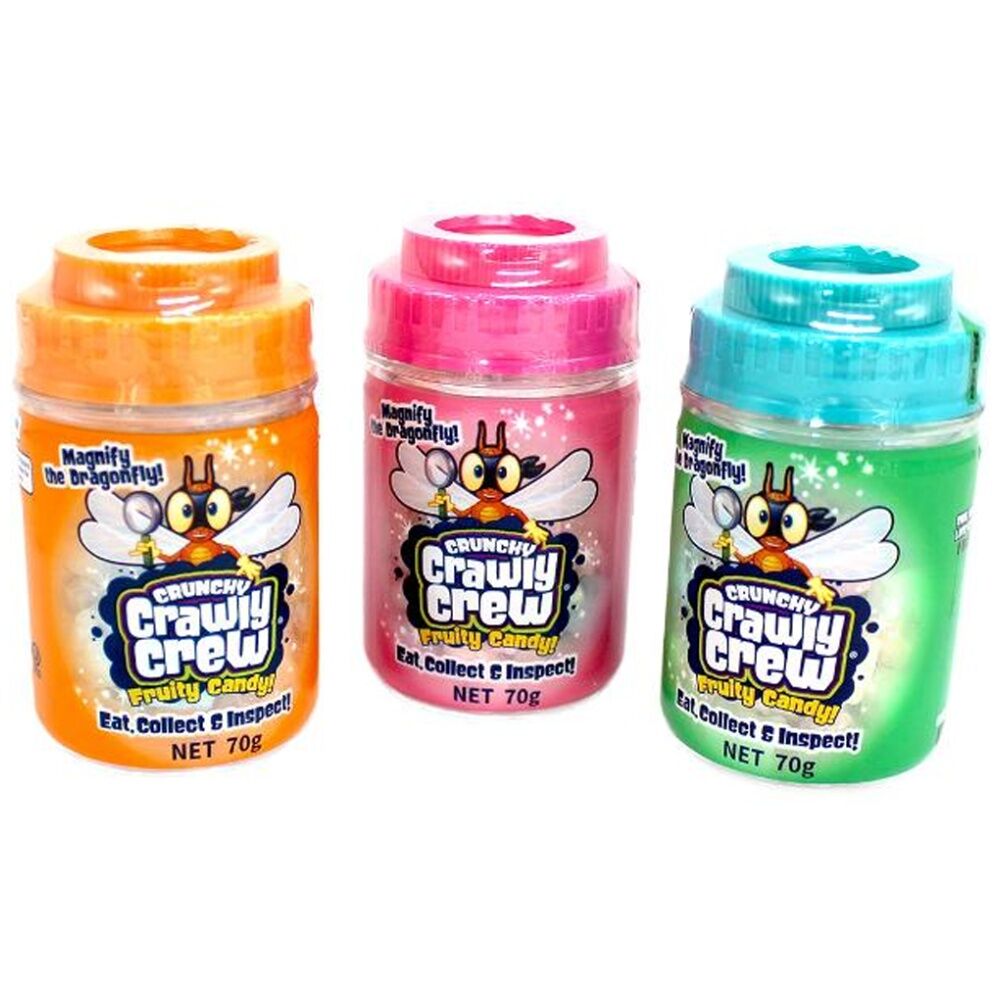 24PK Kidsmania Crunchy Crawly Crew Fruit Candy/Sweet 70g Assorted