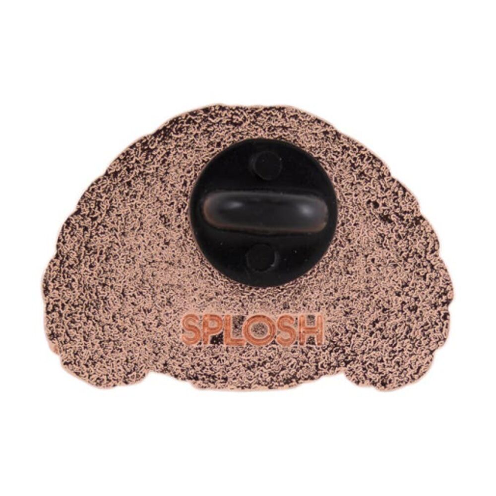 2PK Splosh Cavoodle Keepsake Pin Enamel Rose Gold Brown Beige 3x1x2.5cm