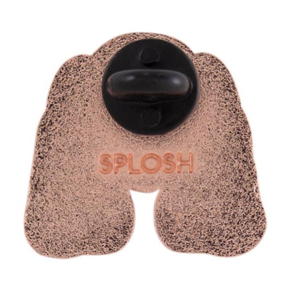 2PK Splosh Cocker Spaniel Keepsake Pin Enamel Rose Gold Brown 3x1x2.5cm
