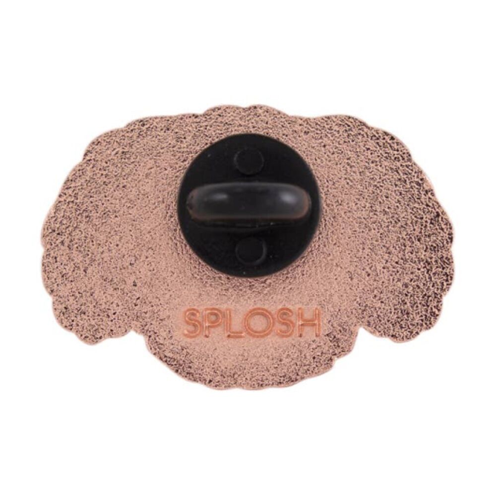 2PK Splosh Groodle Keepsake Pin Enamel 3y+ Rose Gold Beige White 3x1x2.5cm