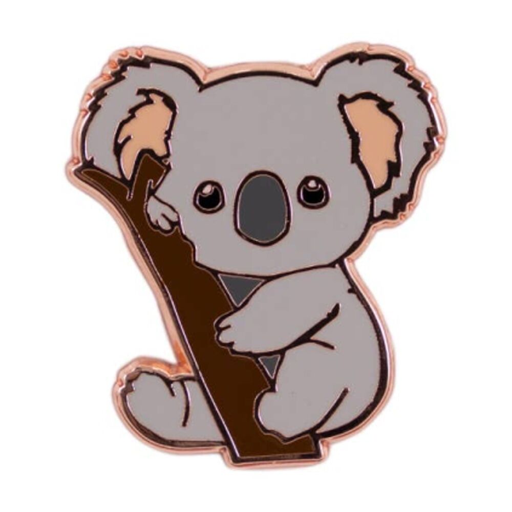 2PK Splosh Koala Hugs Keepsake Pin Enamel Kids 3y+ Rose Gold 3x1x2.5cm