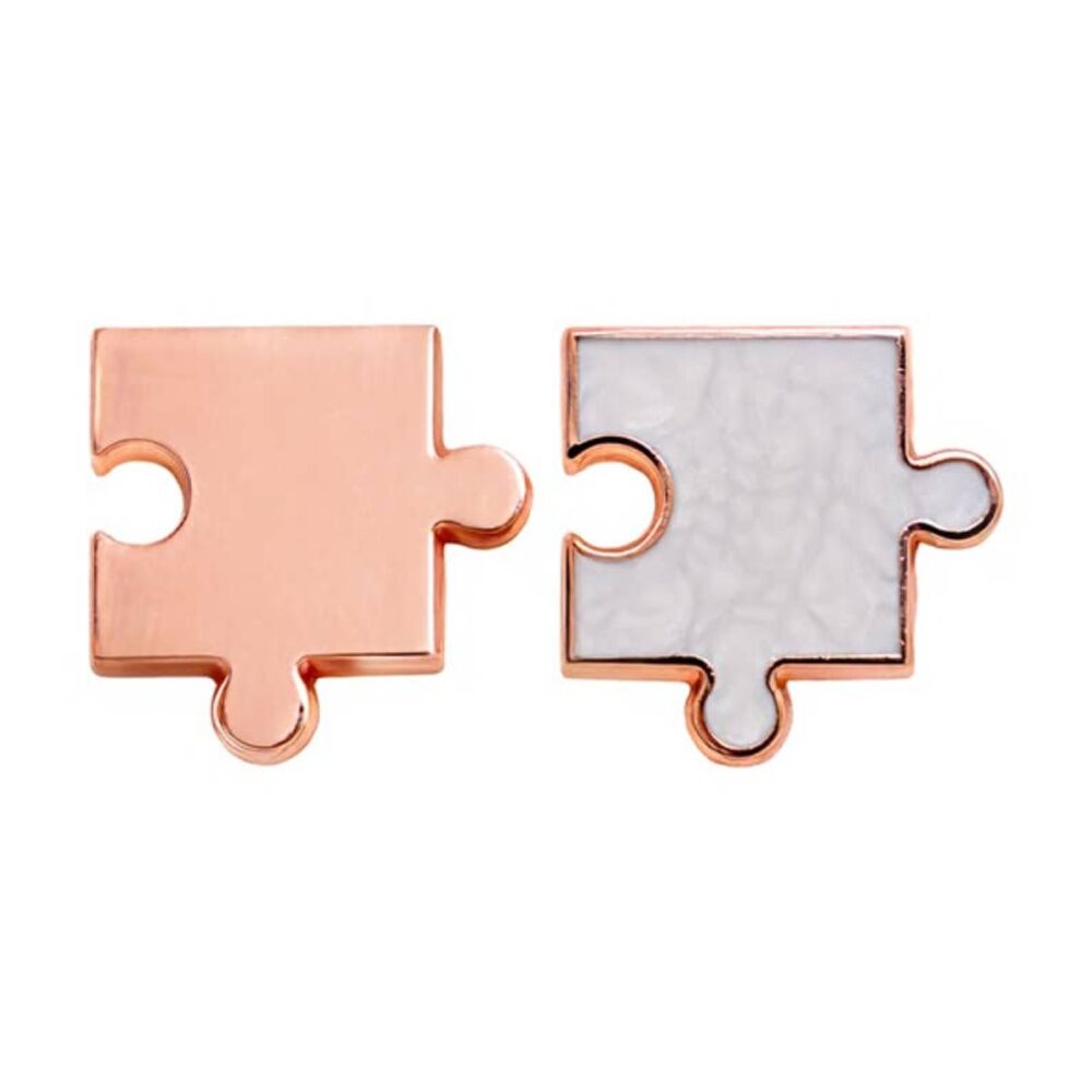 2x 2pc Splosh Forever Connected Best Friends Keepsake Pin Pair Rose Gold
