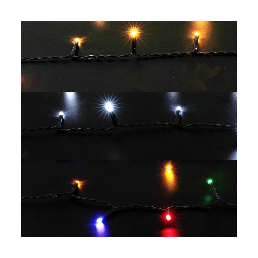 2x 200pc Home Brite Battery Operated Outdoor LED Fairy String Lights Assorted