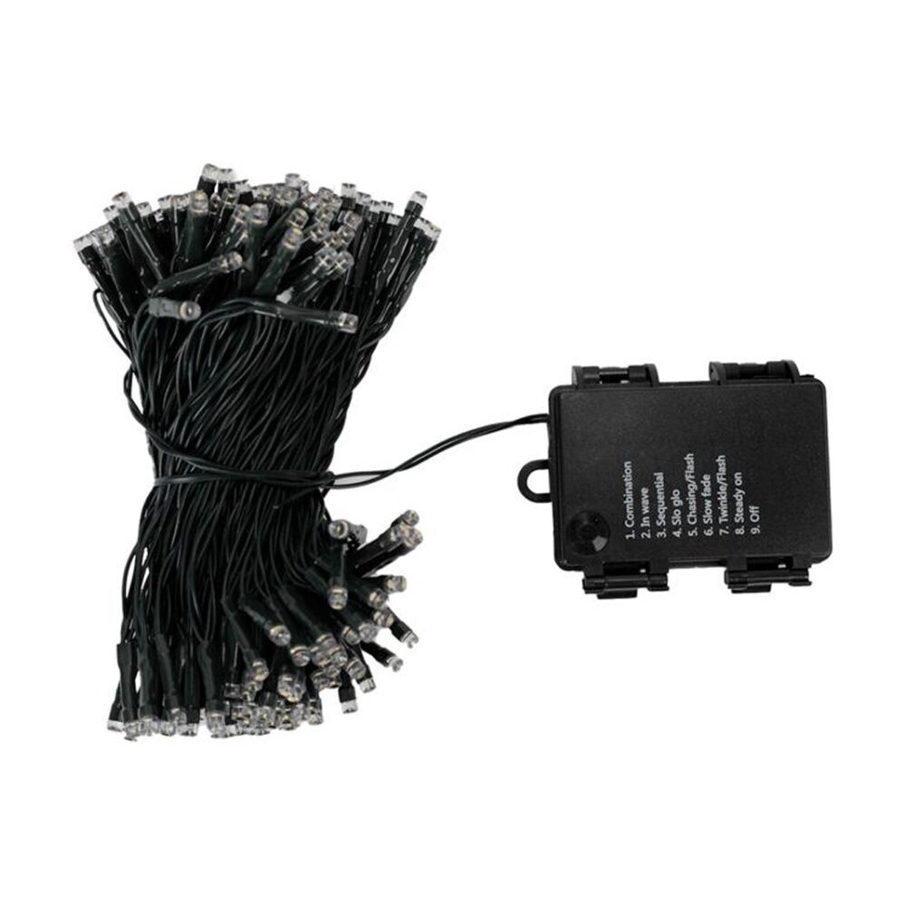 2x 200pc Home Brite Battery Operated Outdoor LED Fairy String Lights Assorted