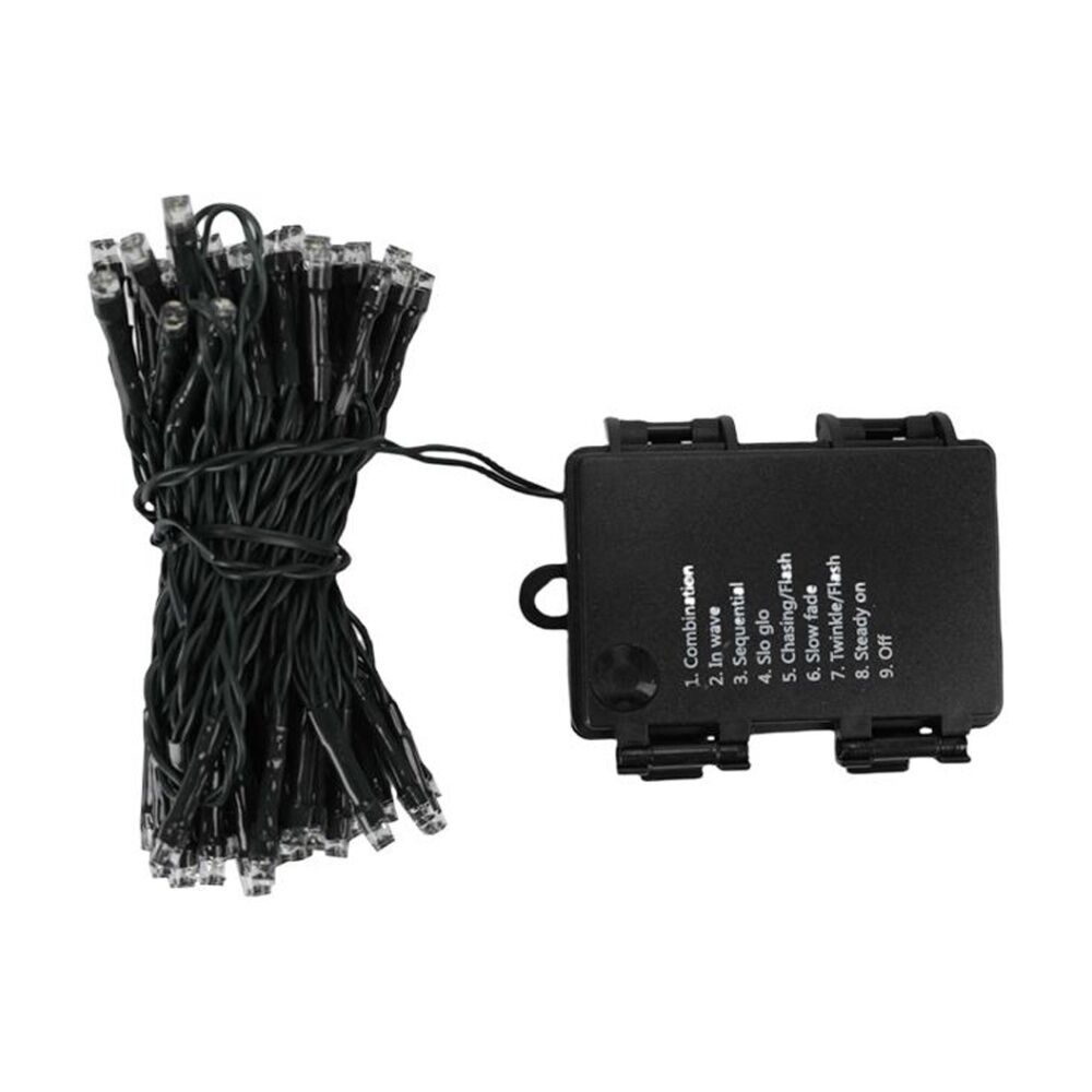 2x 200pc Home Brite Battery Operated LED Cluster String Lights Assorted