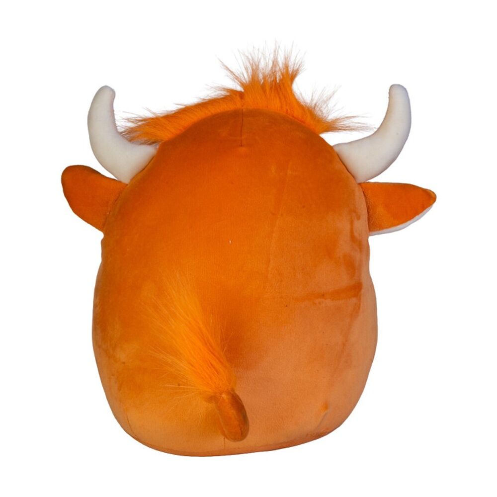 4PK MDI Smooshos Pal Highland Cow Plush Collectible Ultra-Soft Round Toy Orange
