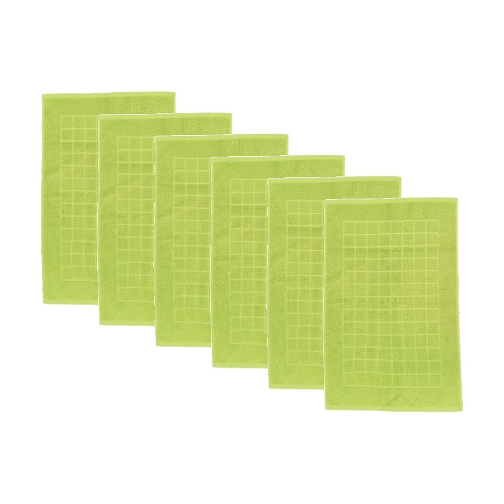 6PK Regal Non Slip Bath Mat Bathroom Floor Accessory Home Decor Lime