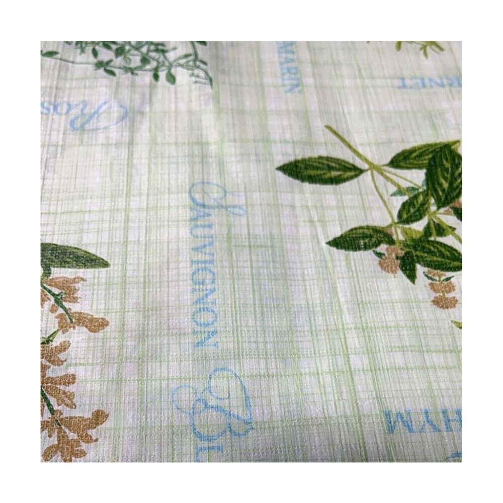 6PK Braz Vinyl Flannelback Floral Print Tablecloth 152x228cm Assorted
