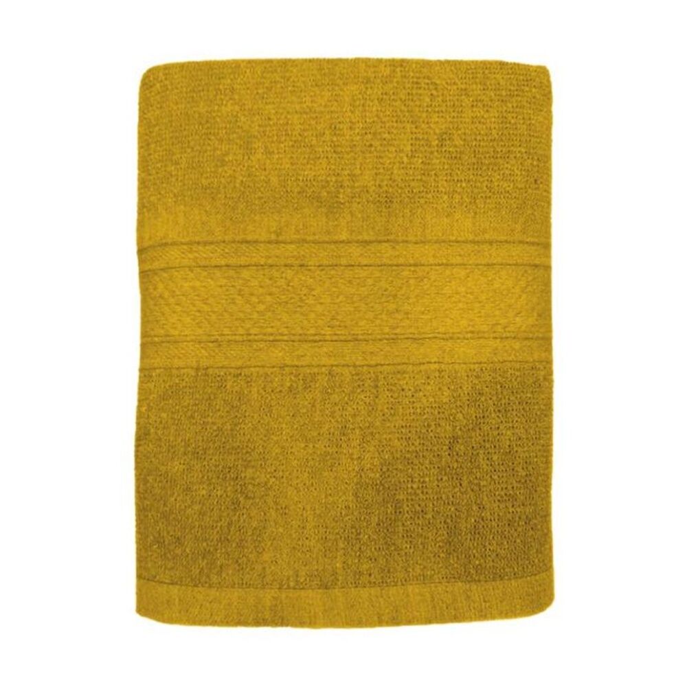 3PK Capri Soft Absorbent Bath Towel Bathroom Accessory 70x140cm Tumeric
