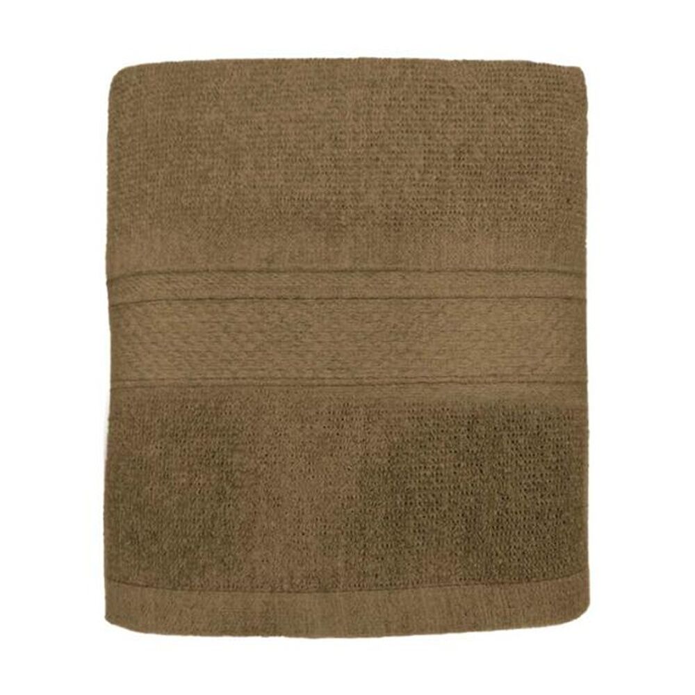 6PK Capri Soft Absorbent Hand Towel Bathroom Accessory 50x90cm Brown