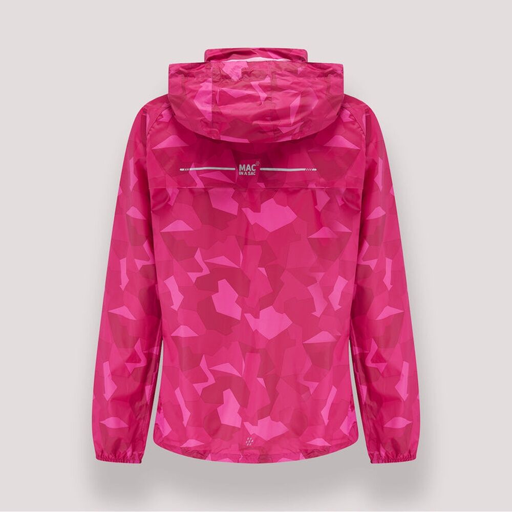 Mac In A Sac Edition 2 Packable Jacket Waterproof Breathable Pink Camo