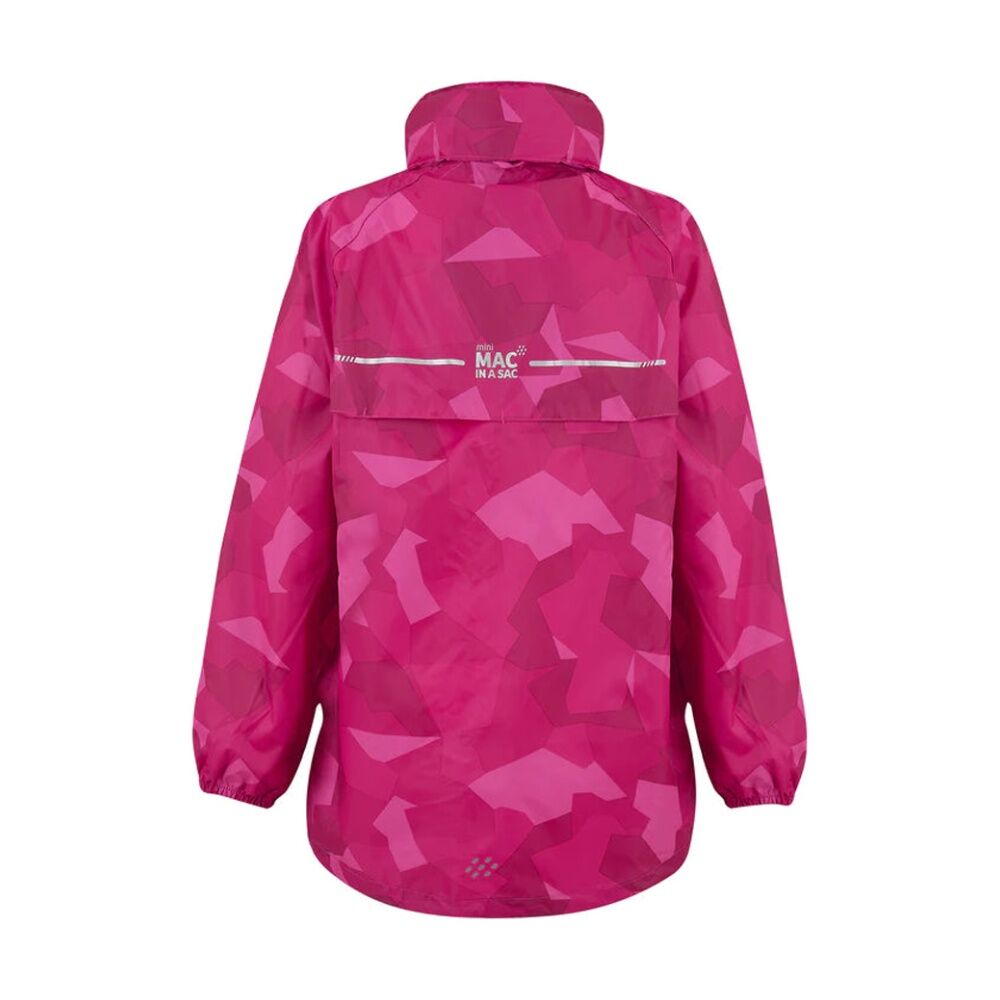Mac In A Sac Kids Mini Edition 2 Packable Jacket Waterproof Pink Camo