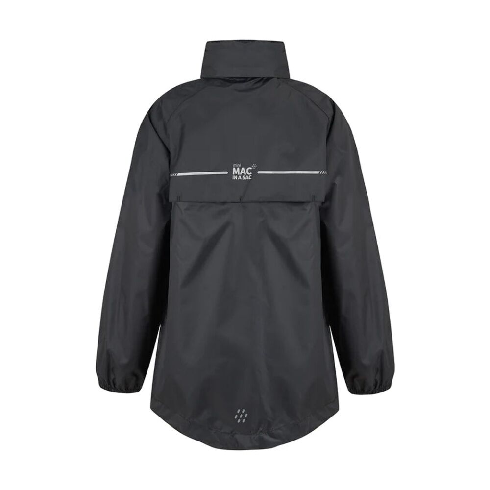 Mac In A Sac Kids Mini Origin Packable Jacket Waterproof Black