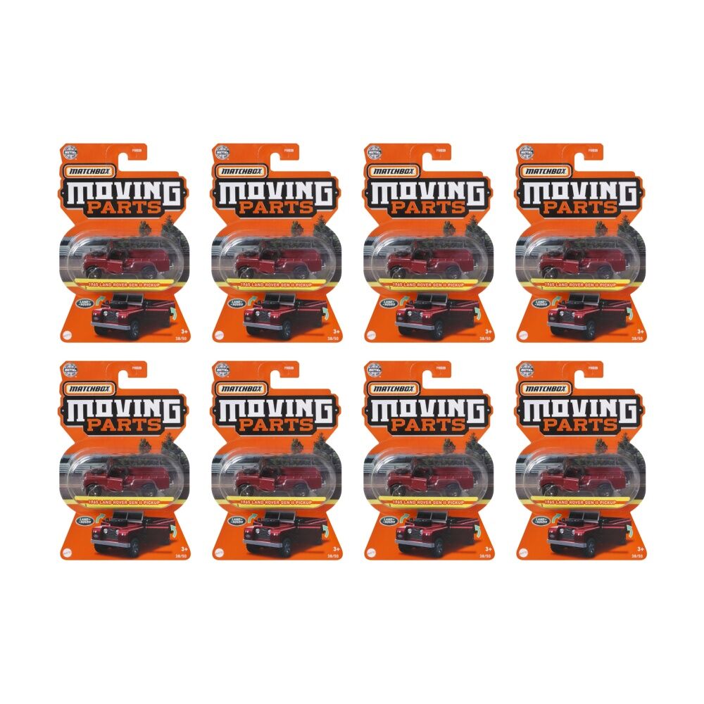 8PK All Brands Toys Matchbox Moving Parts Mini Toy Vehicles Assorted 3y+
