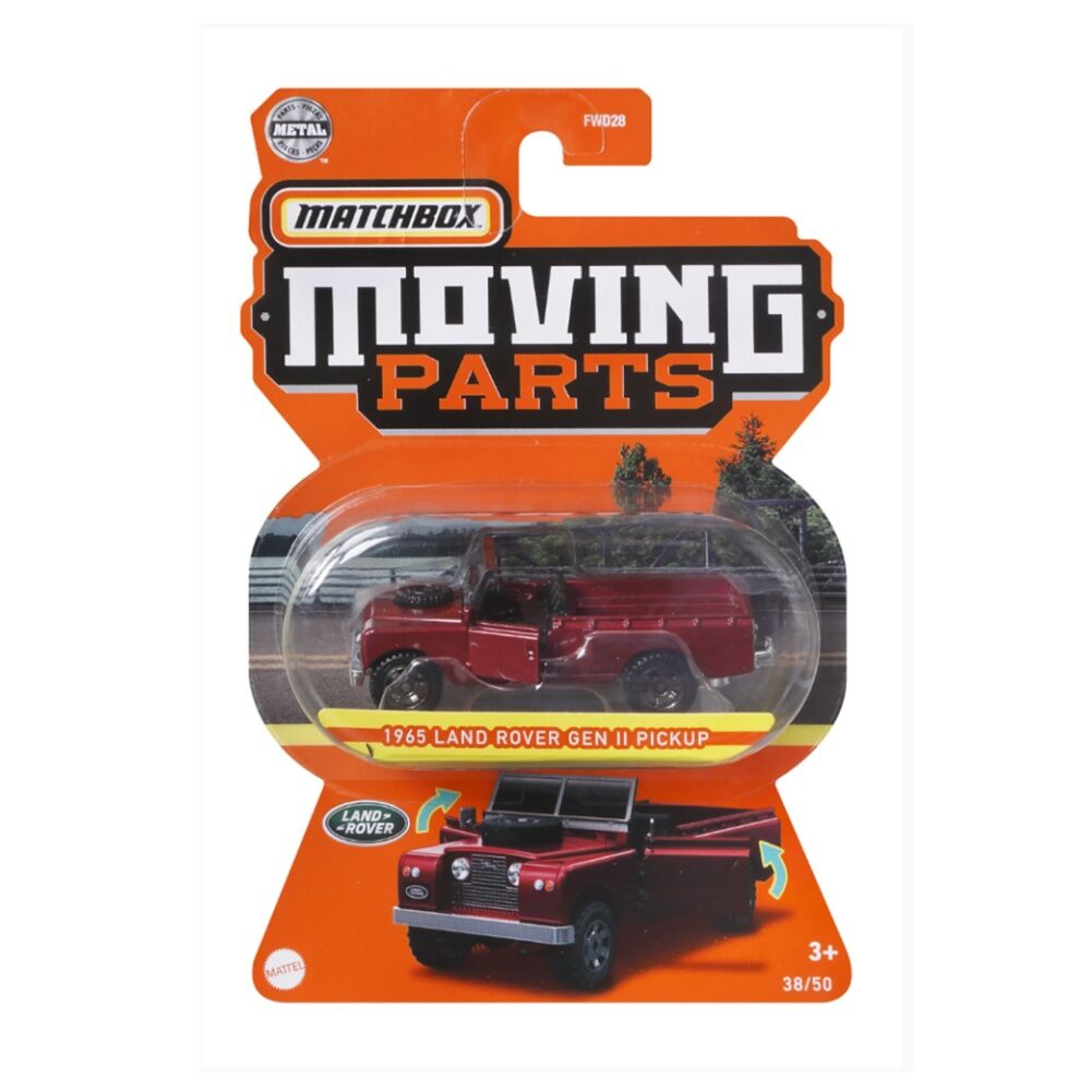 8PK All Brands Toys Matchbox Moving Parts Mini Toy Vehicles Assorted 3y+