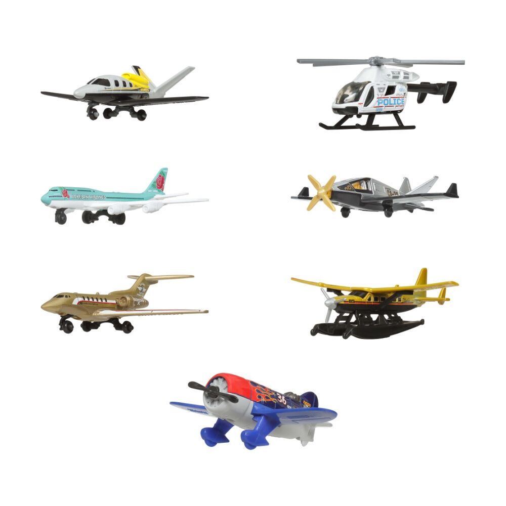 8PK All Brands Toys Matchbox Skybusters Kids Toy Aircraft Assorted 3y+