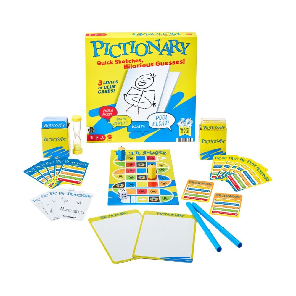 All Brands Toys Pictionary Family/Kids Quick Sketches Classic Board Game 8y+