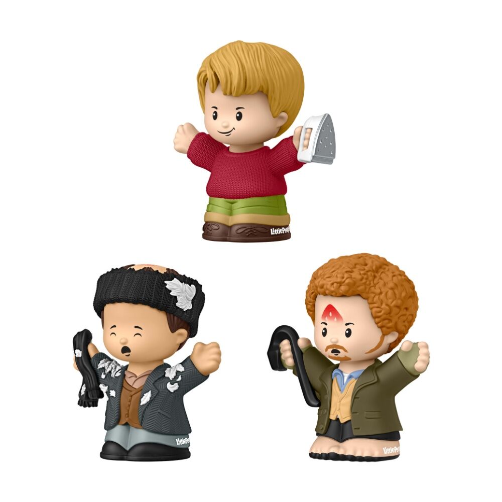 3pc All Brands Toys Little People Collector Home Alone Movie Figure Set 8y+