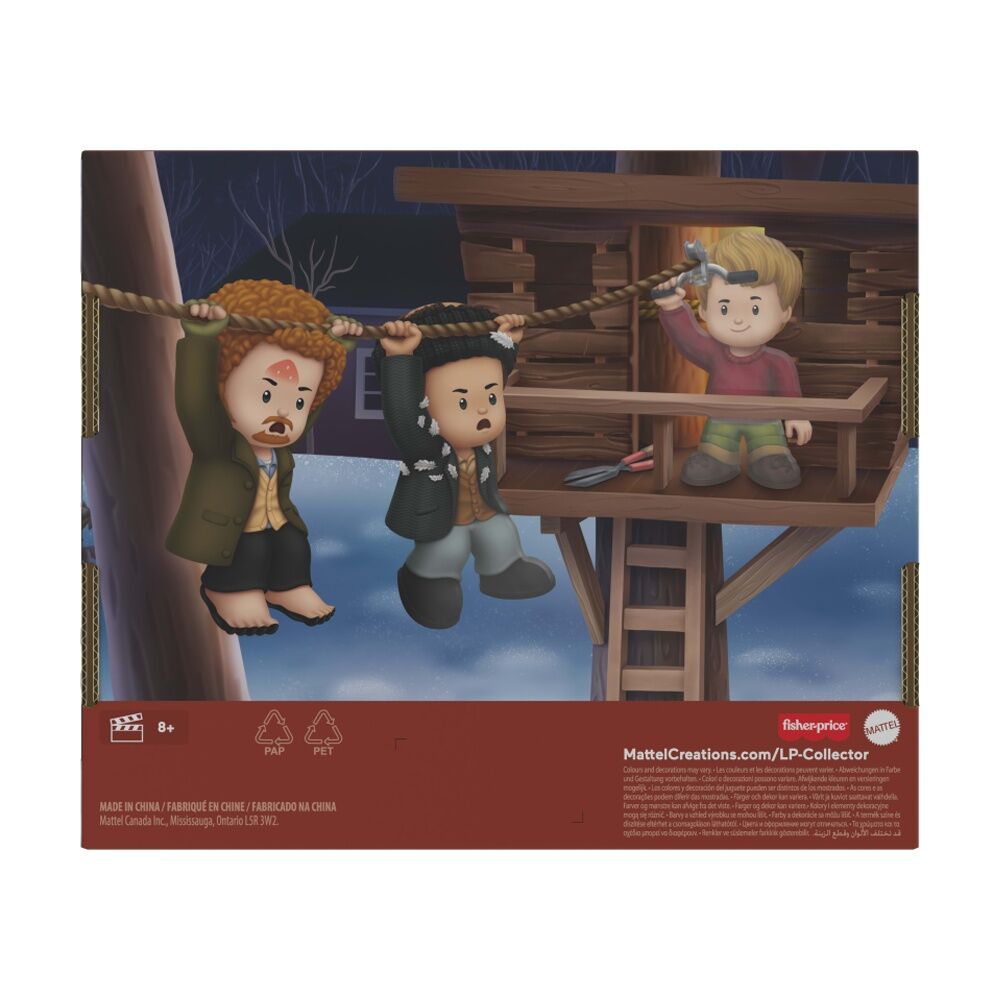 3pc All Brands Toys Little People Collector Home Alone Movie Figure Set 8y+