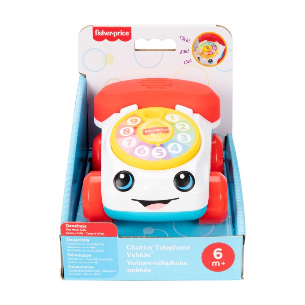Fisher Price Mini Chatterphone Push Along Baby Activity Toy Vehicle 6m+
