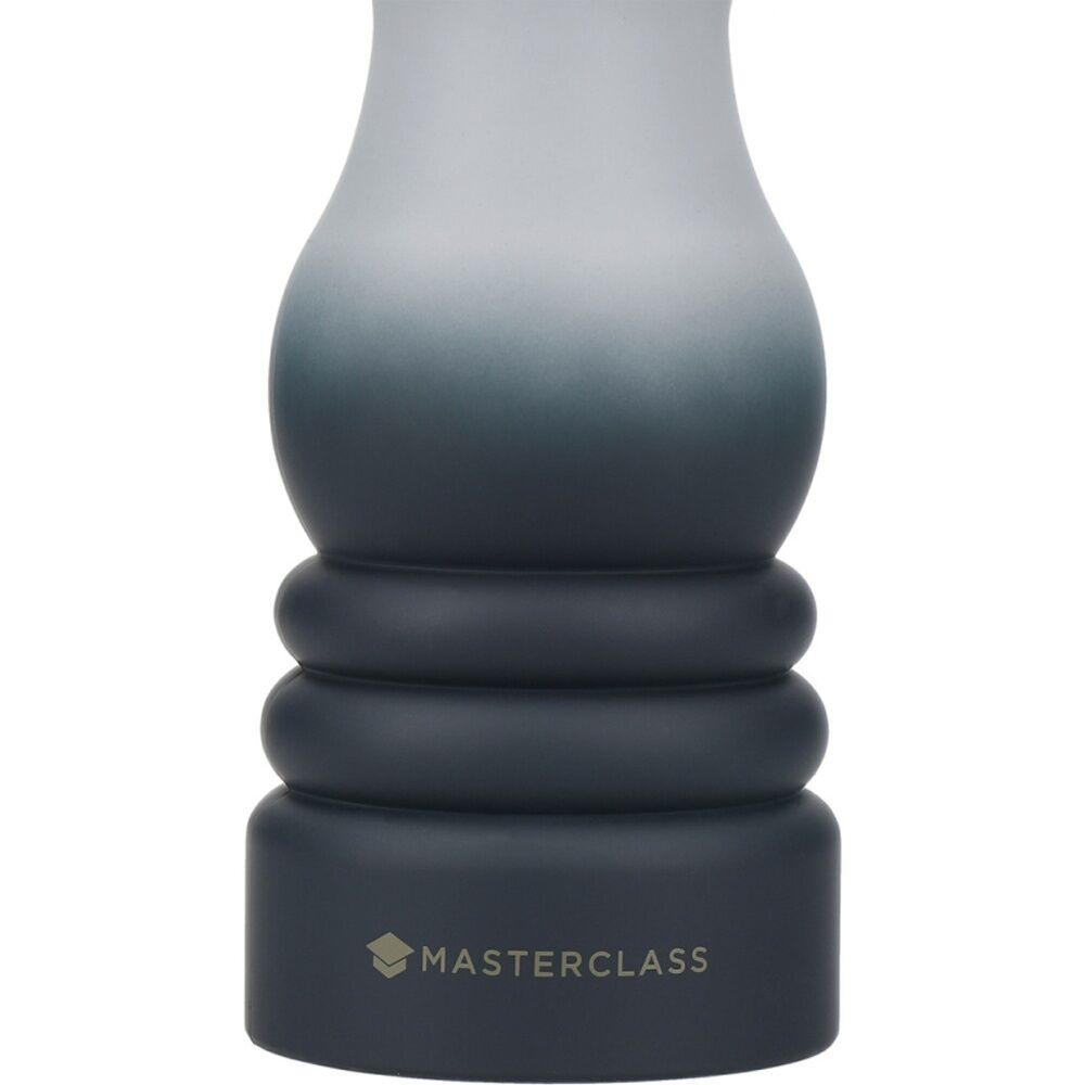 4PK MasterClass Refillable Ceramic Grinder Grey Ombre Salt & Pepper Mill 17cm