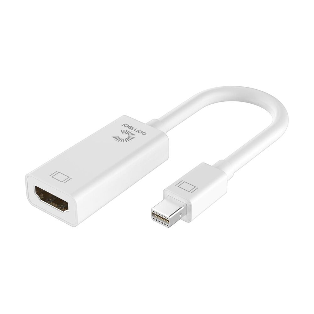 Comsol Mini DisplayPort Male to HDMI Female Adaptor 20cm White