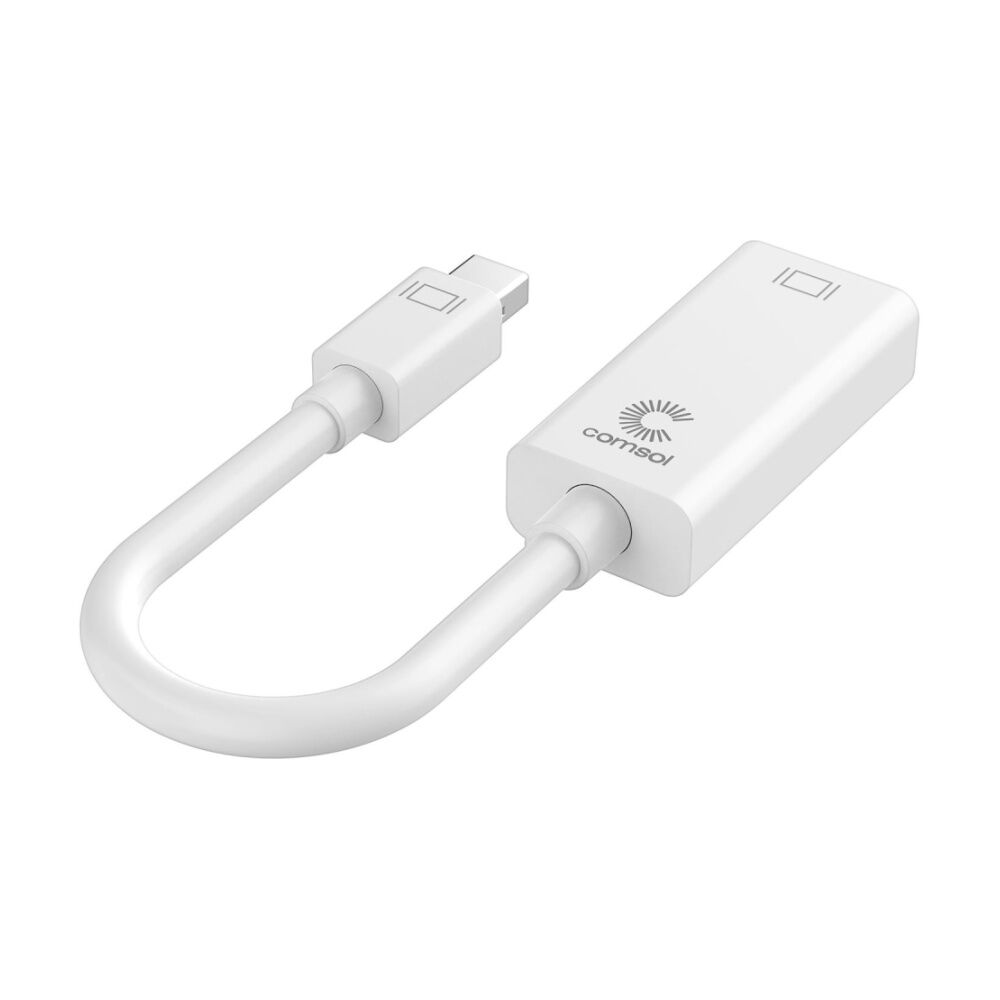 Comsol Mini DisplayPort Male to HDMI Female Adaptor 20cm White